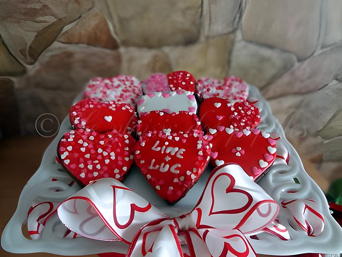 recette Sablés au chocolat (St-Valentin)