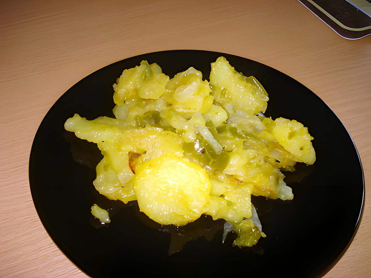 recette PATATAS A LO POBRE (TAPAS ANDALOUSES)