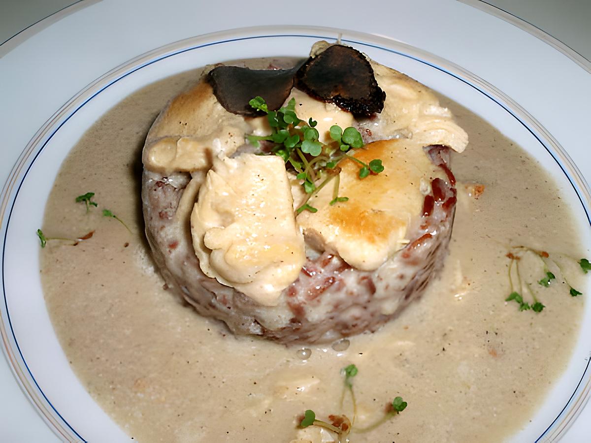 recette Emincé de poulet au risotto rouge