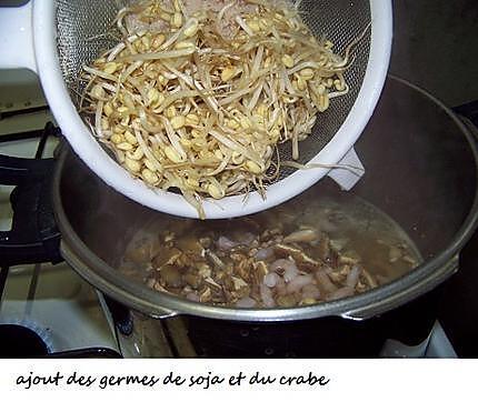 recette Soupe chinoise