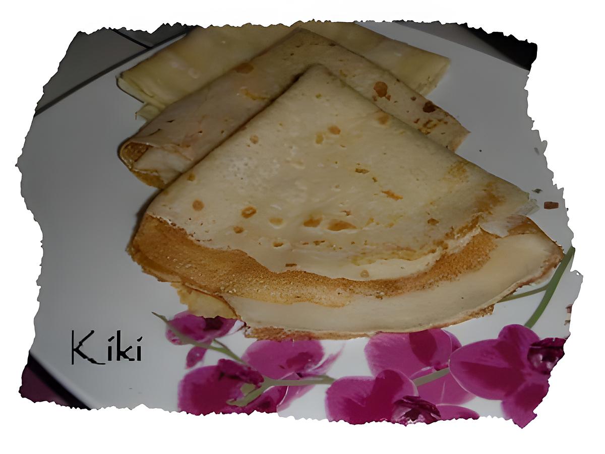 recette Crêpes légères