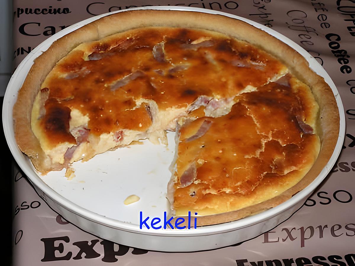 recette Quiche au munster