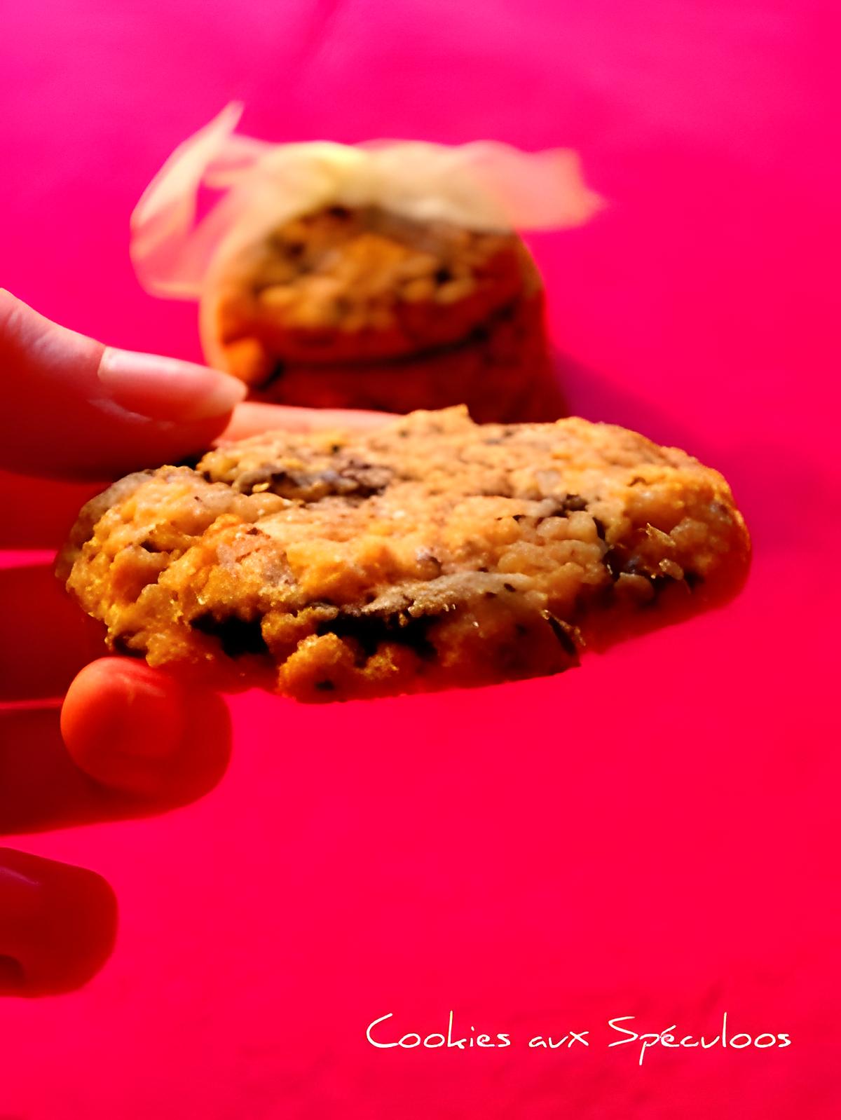 recette Cookies aux Spéculoos