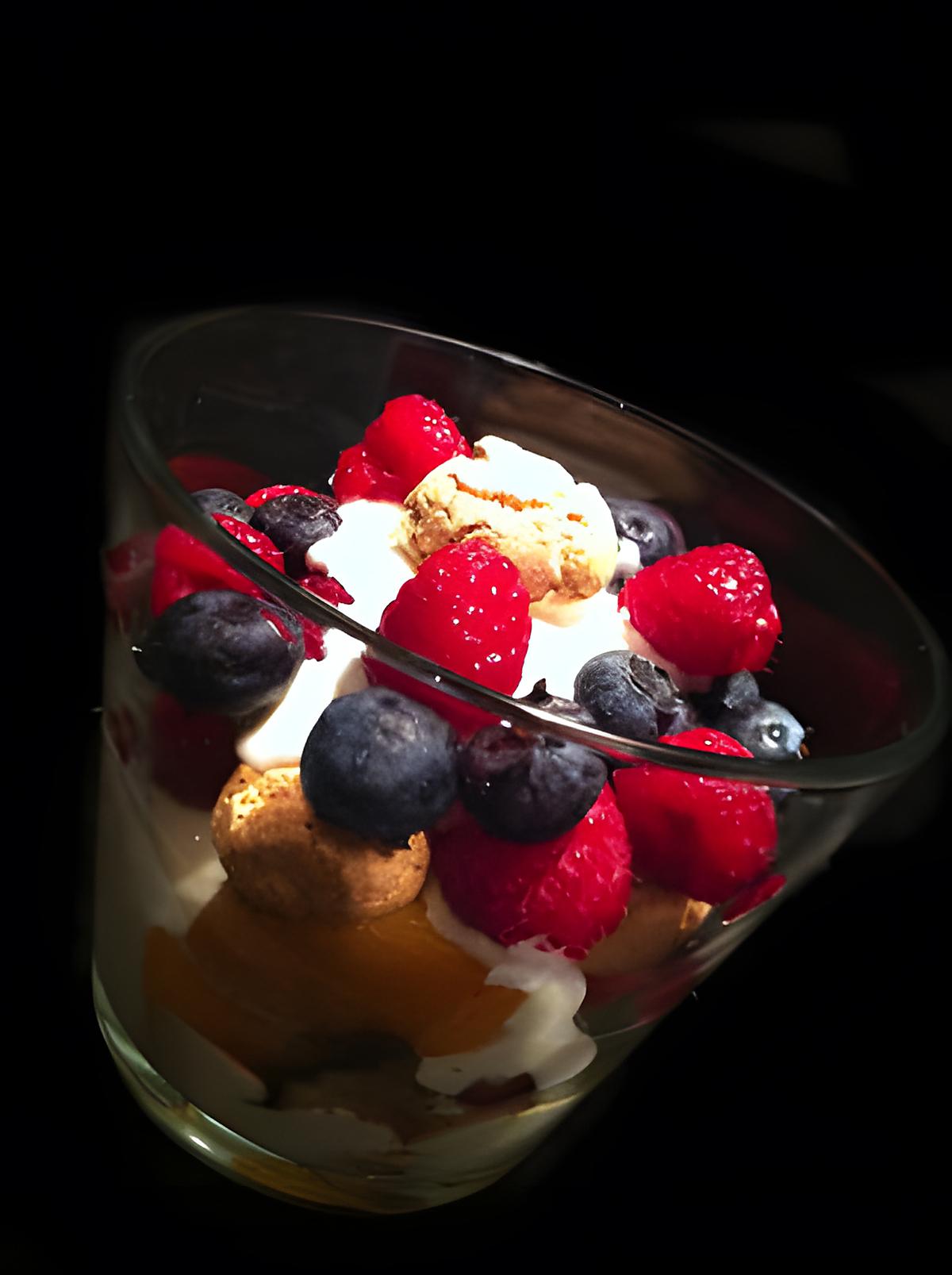 recette Pavlova express en verrine !