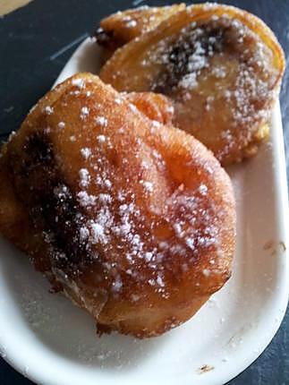 recette Beignet de banane au coeur coulant nutella