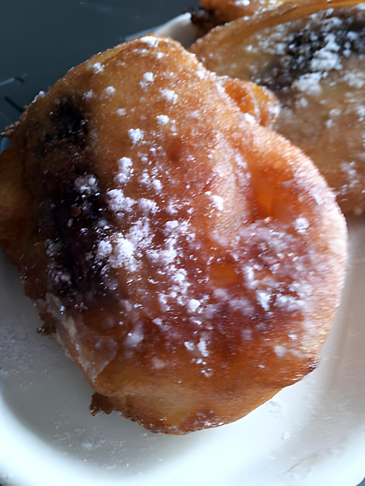 recette Beignet de banane au coeur coulant nutella