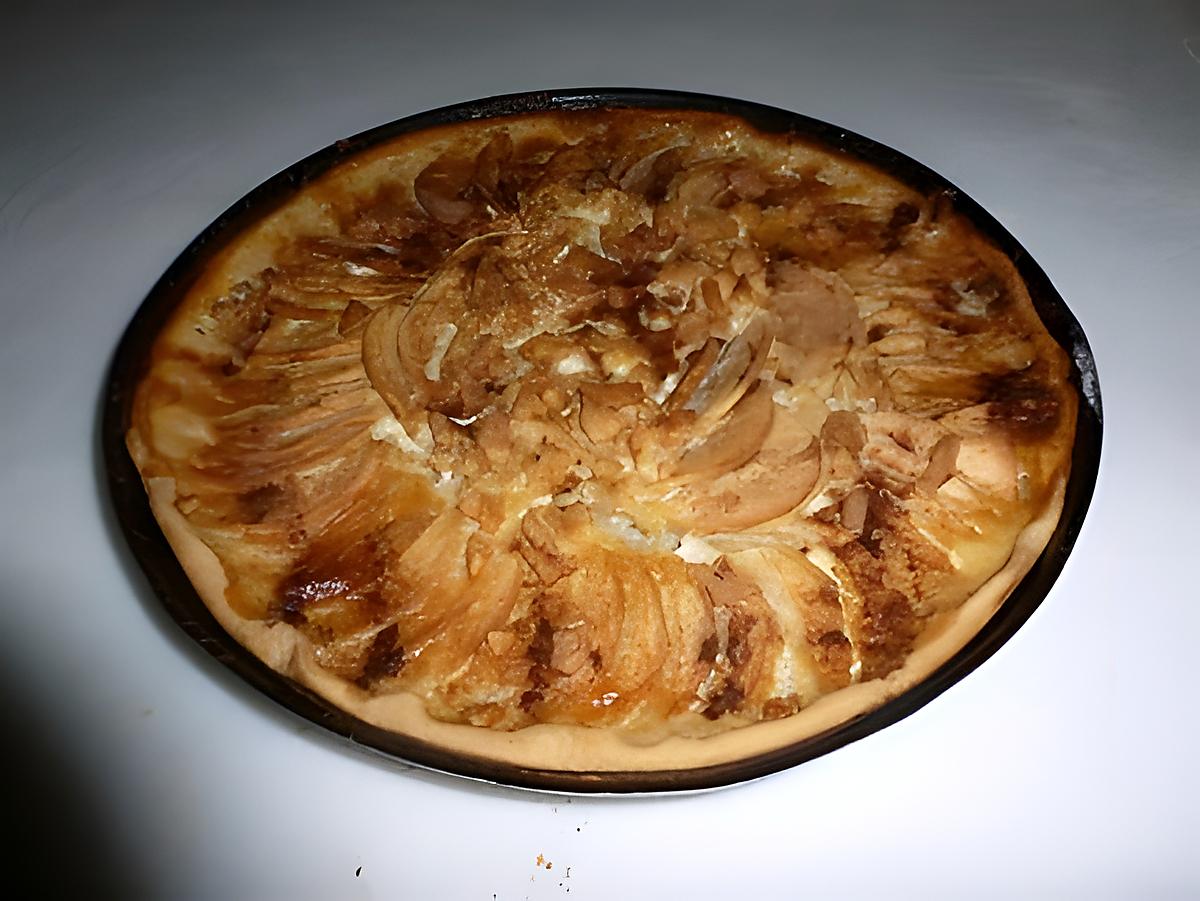 recette tarte aux pommes alsacienne rapide