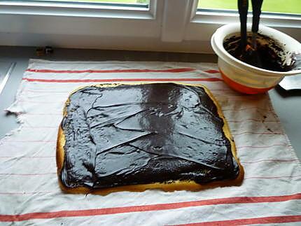 recette Biscuit roulé au chocolat