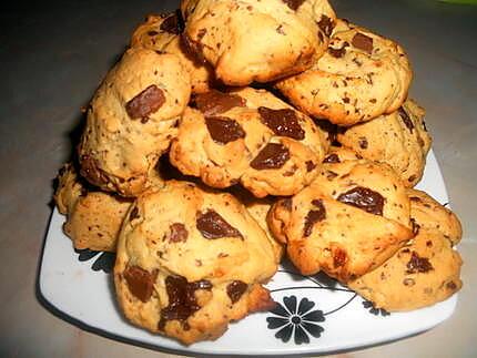 recette cookies au pépites deux chocolats