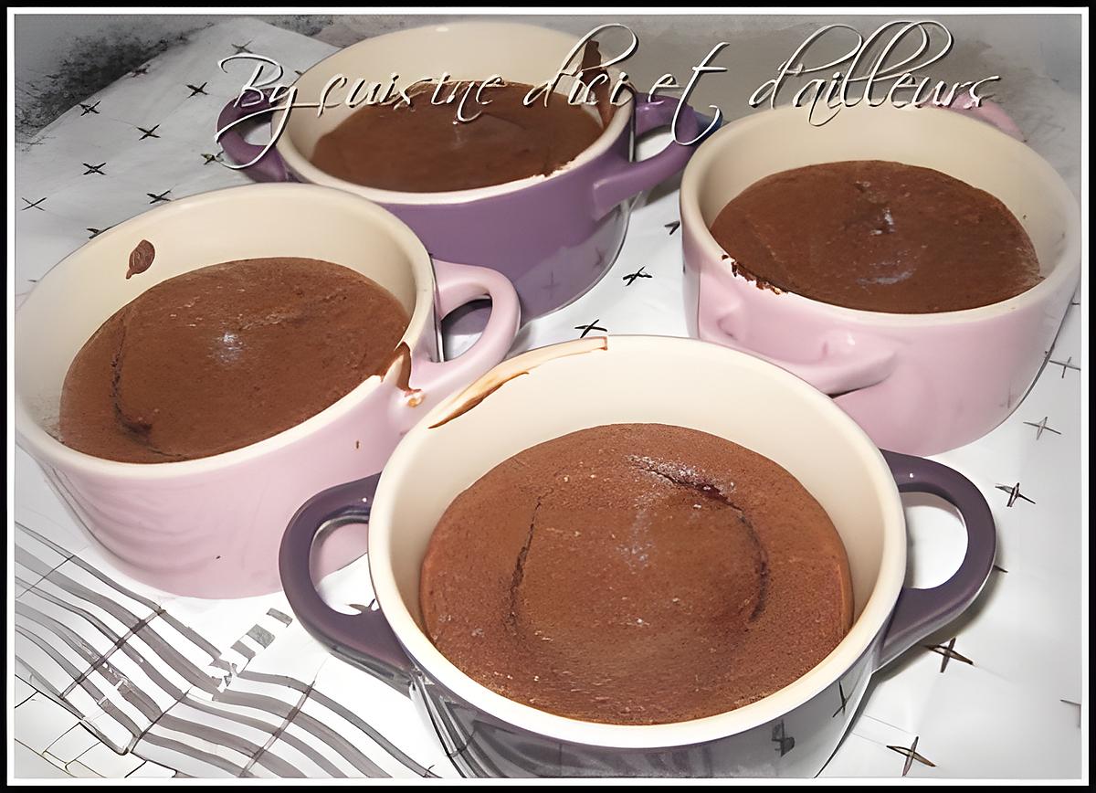 recette Moelleux choco-amandes coeur framboises