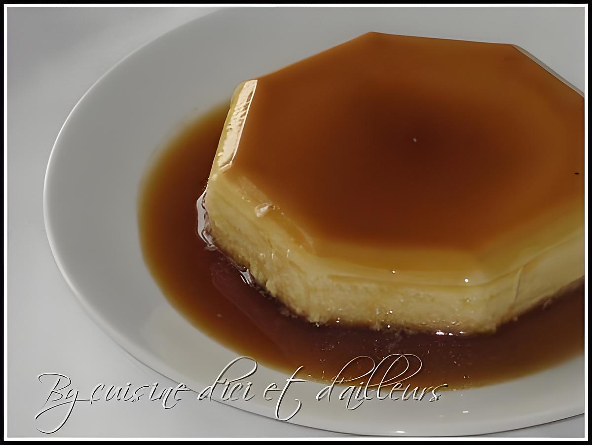 recette Flan aux amandes & fève tonka