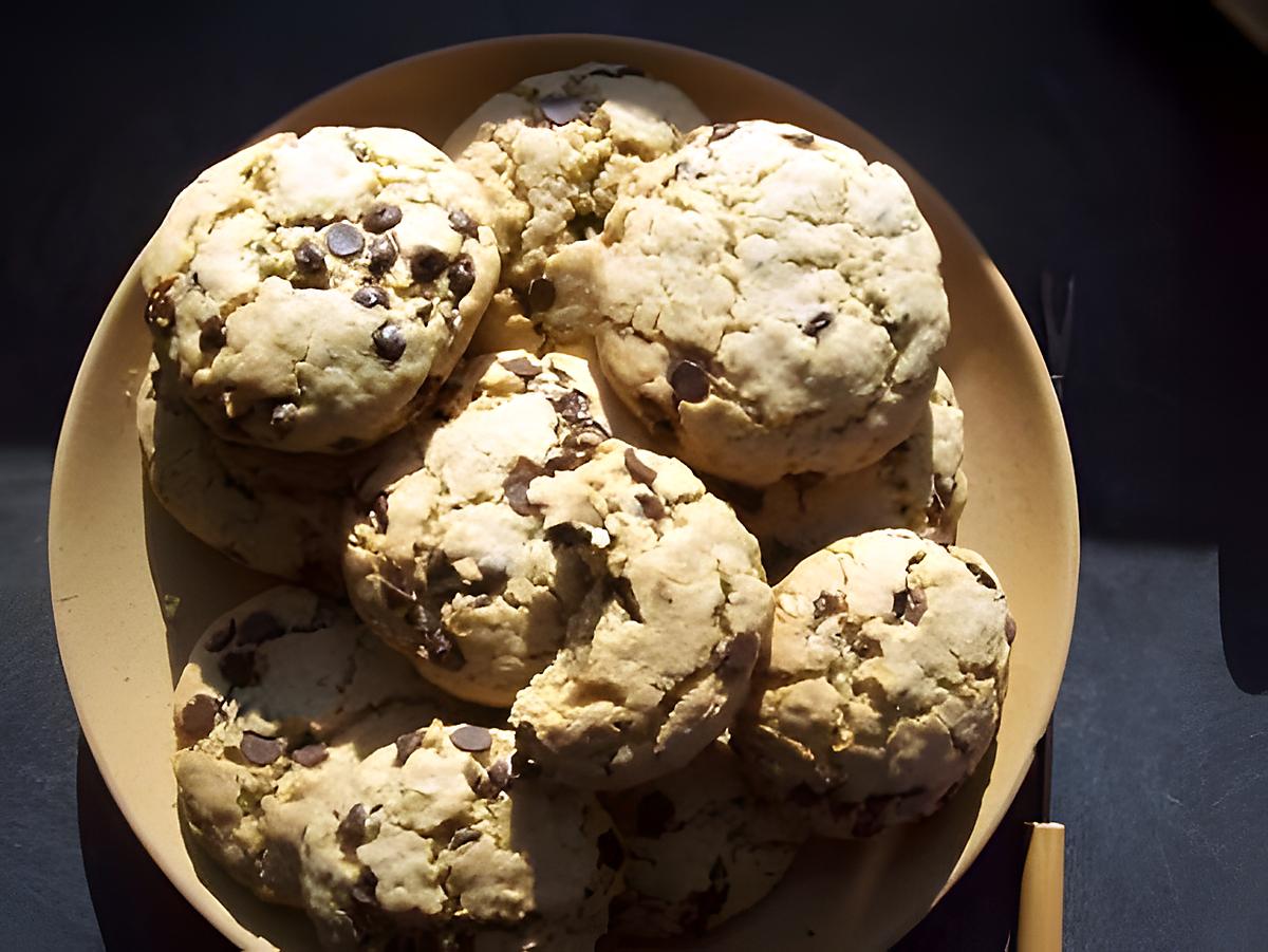 recette Cookies flocons d'avoine, noisettes et chocolat