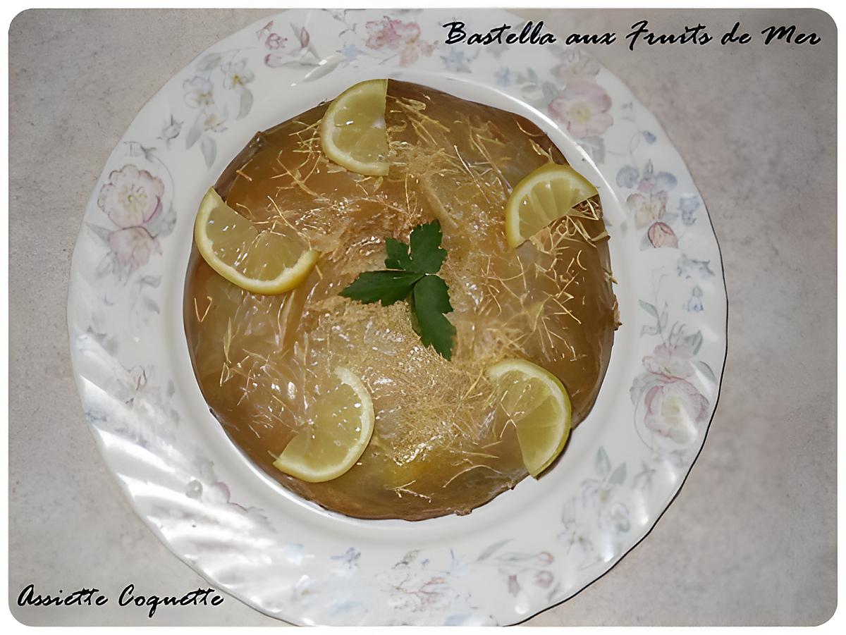 recette Pastilla aux fruits de mer