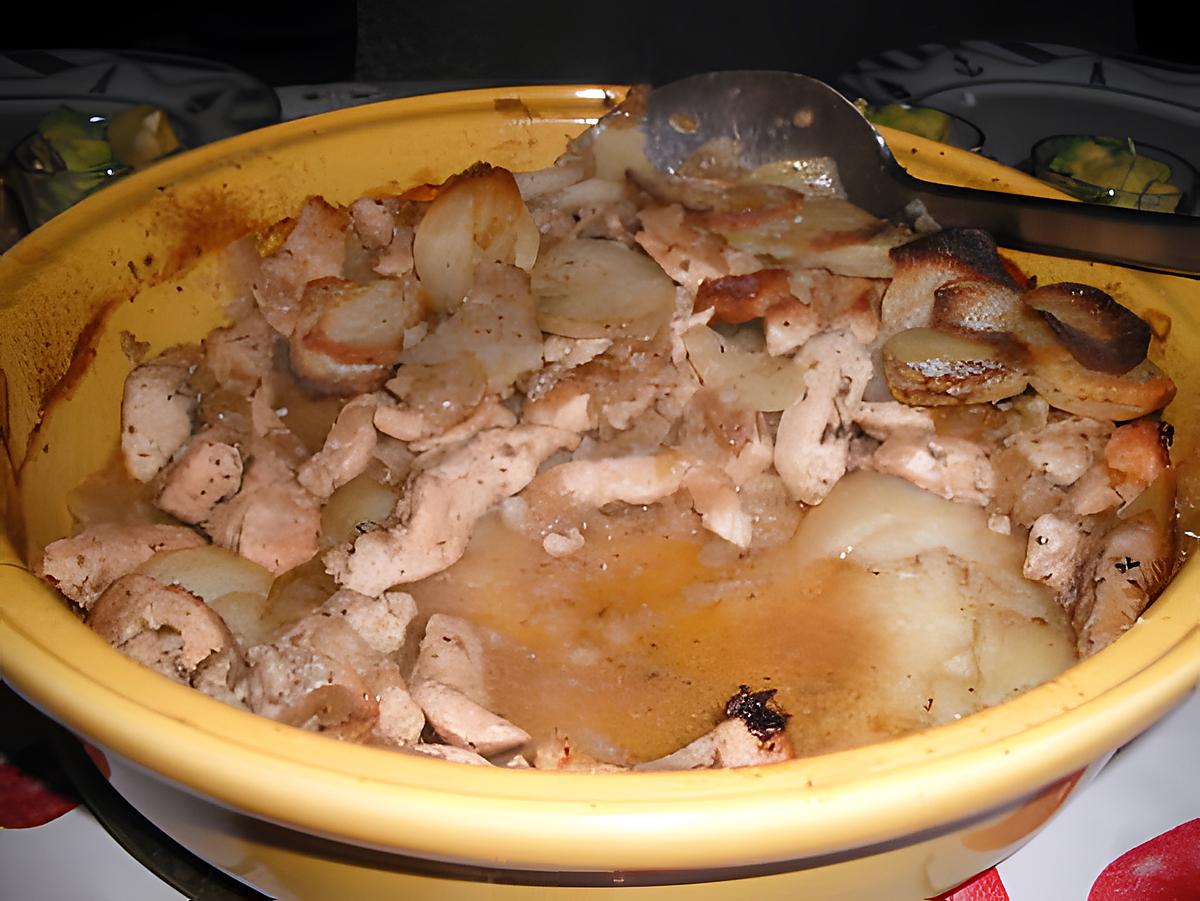 recette Gratin dauphinois au poulet