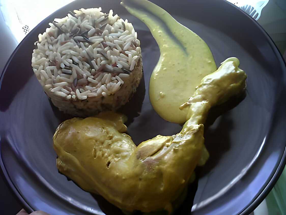 Poulet coco au 3 riz senteur jasmin