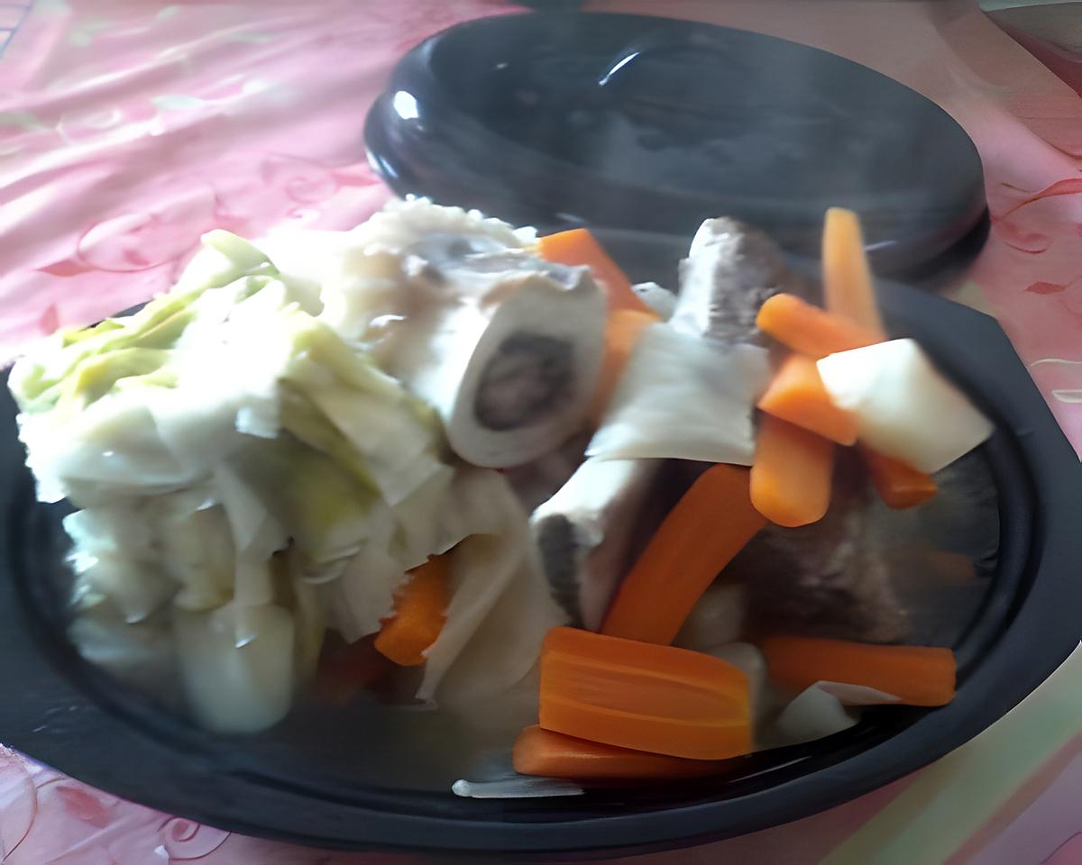 recette Mon bouillon de boeuf (pot au feu)