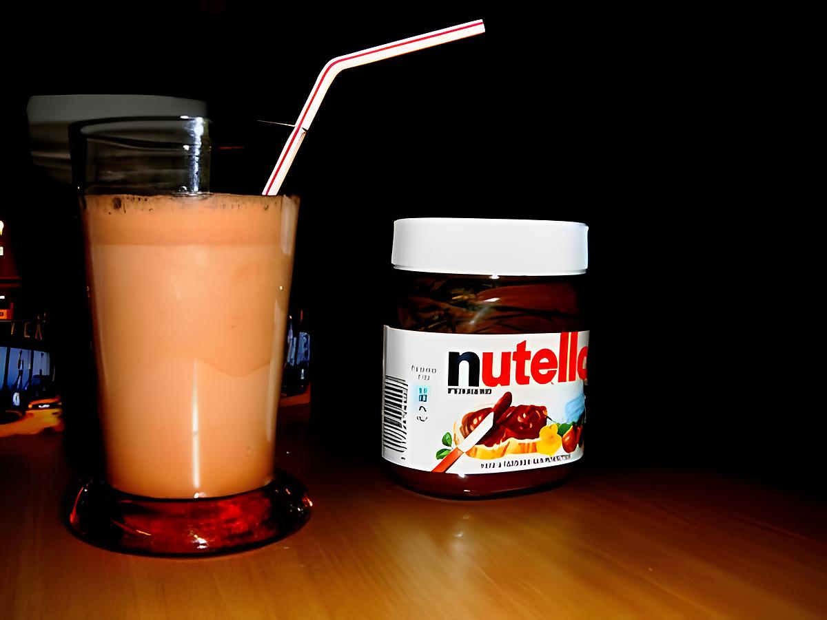 recette Milk-shake au Nutella