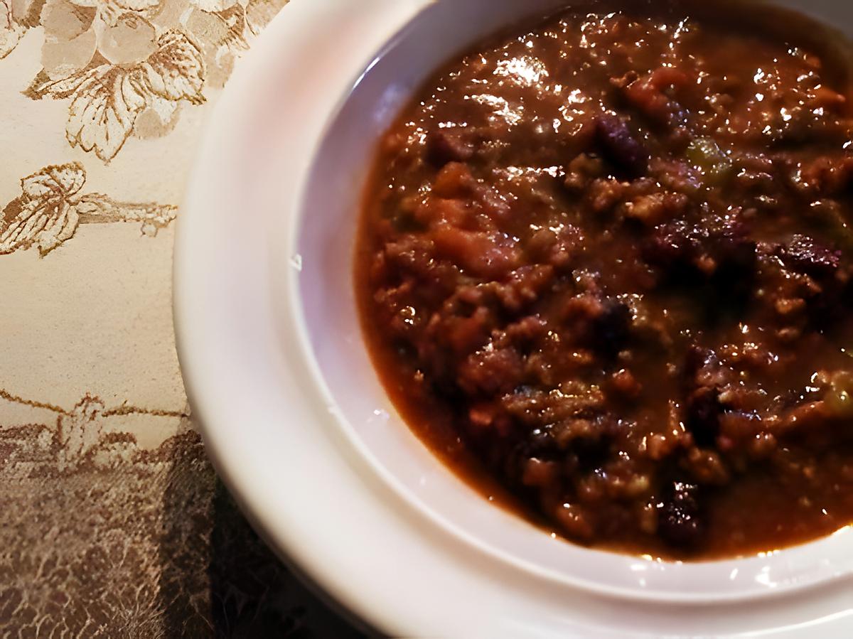 recette Chili con carne