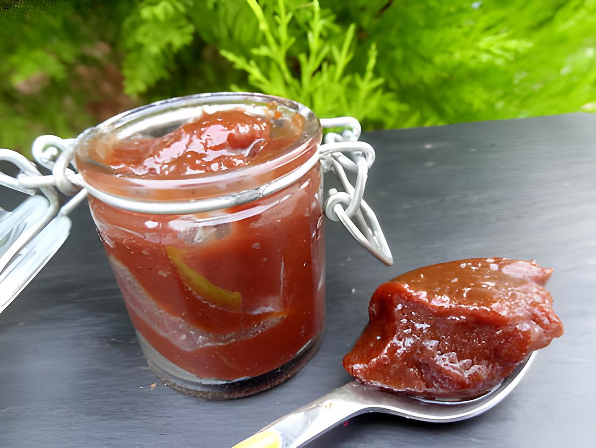 recette Confiture poire-chocolat-épices