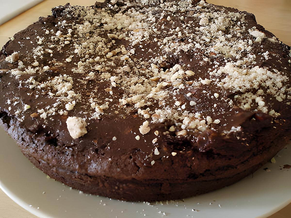 recette Gateau chocolat-noisettes.