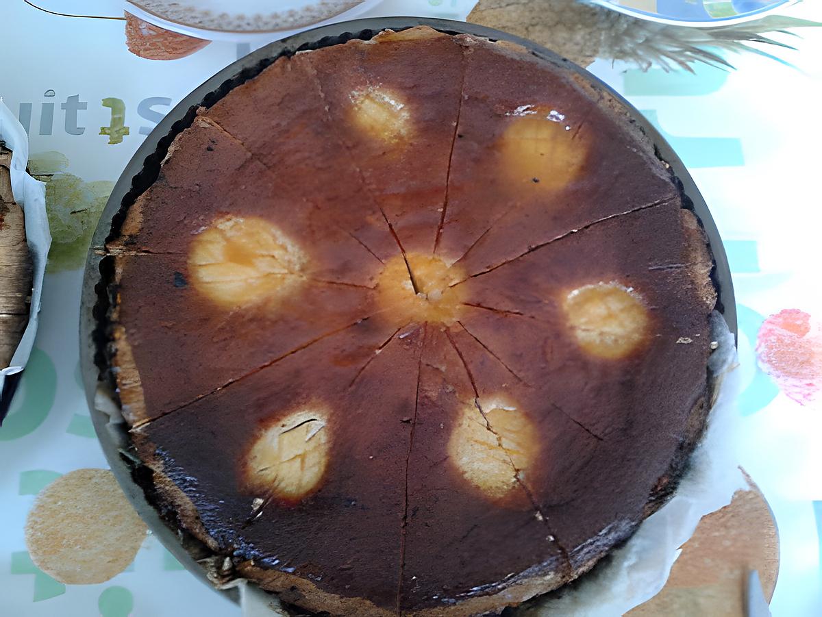 recette TARTE POIRE AMANDE