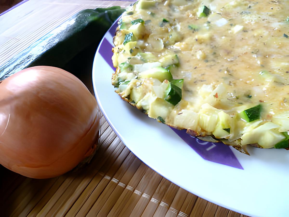 recette Frittata de courgettes