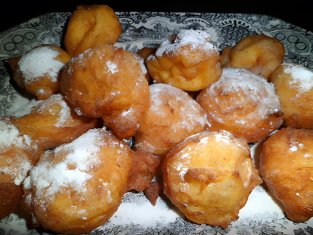 recette aujourd'hui c'est mardi gras, pets de none (beignets)