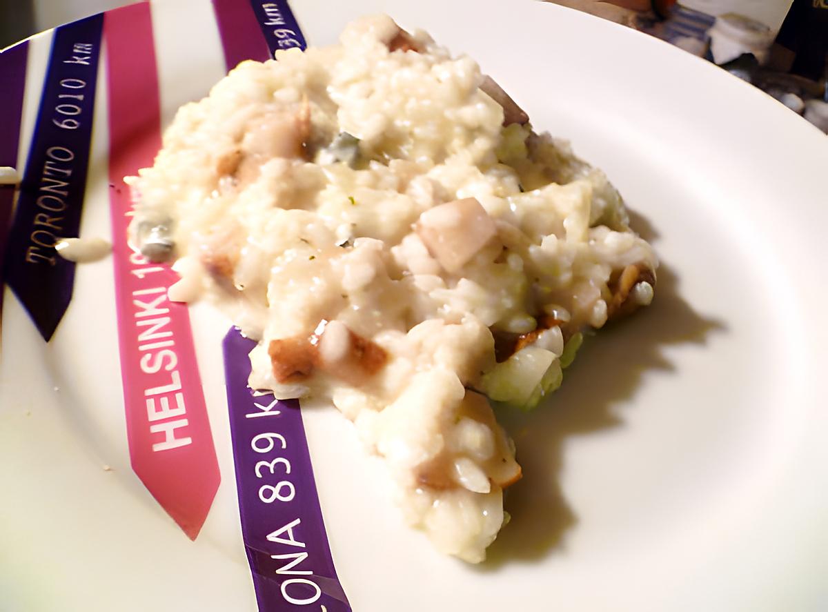 recette Risotto poires gorgonzola