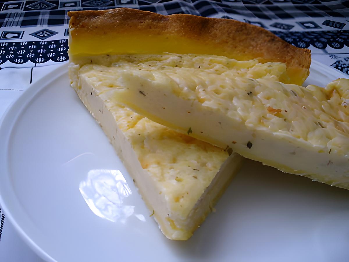 recette tarte au fromage blanc et gouda