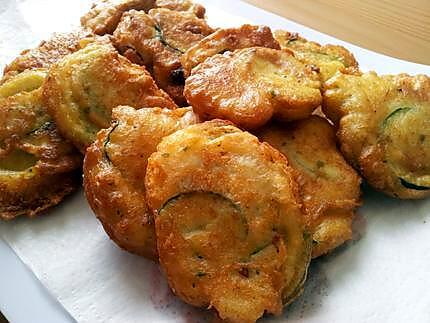 recette Beignets de courgettes aux parmesan