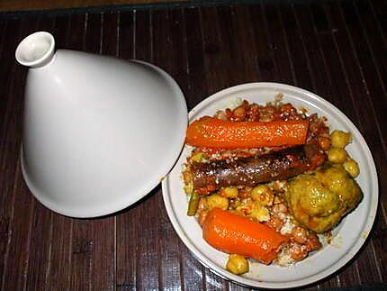 recette " Couscous improvisé de " Kapiluka"..... exellent......