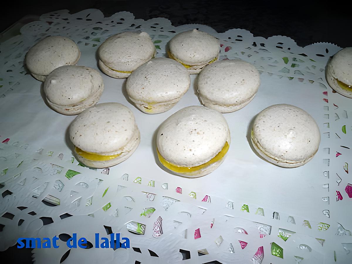 recette Macarons aux amandes grillé