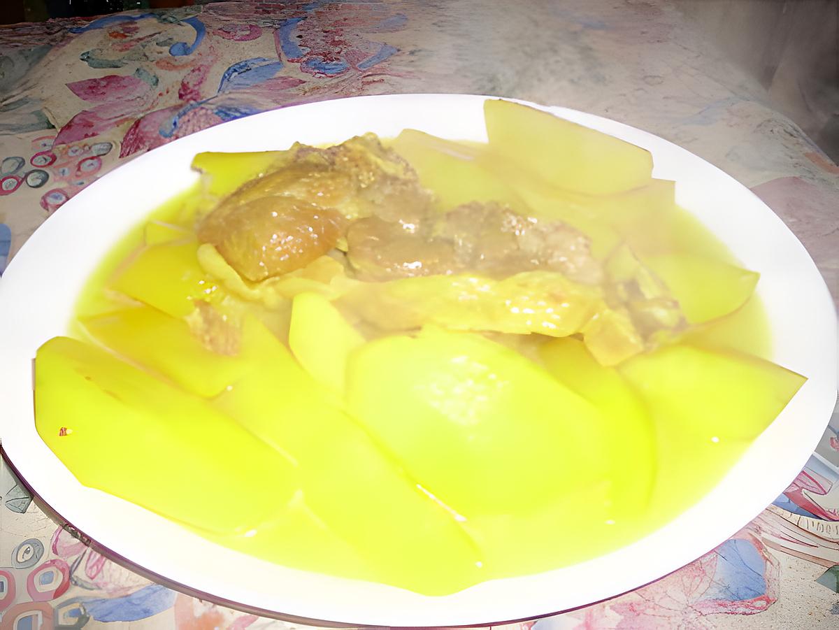 recette pomme de terre (mhamar de tlemcen)