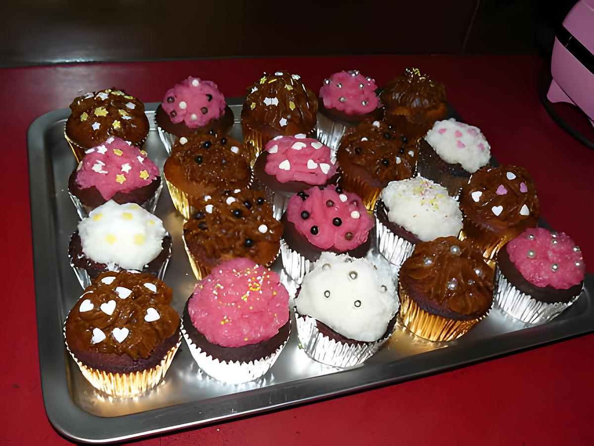 recette cupcakes nutella/ coco et vanille carambar/speculoos