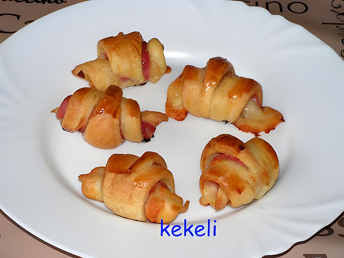 recette Croissant au jambon et emmental