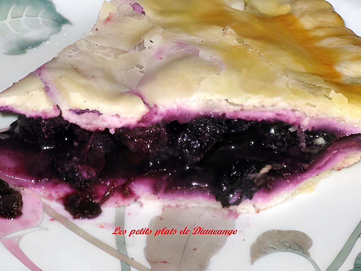 recette Tarte aux bleuets