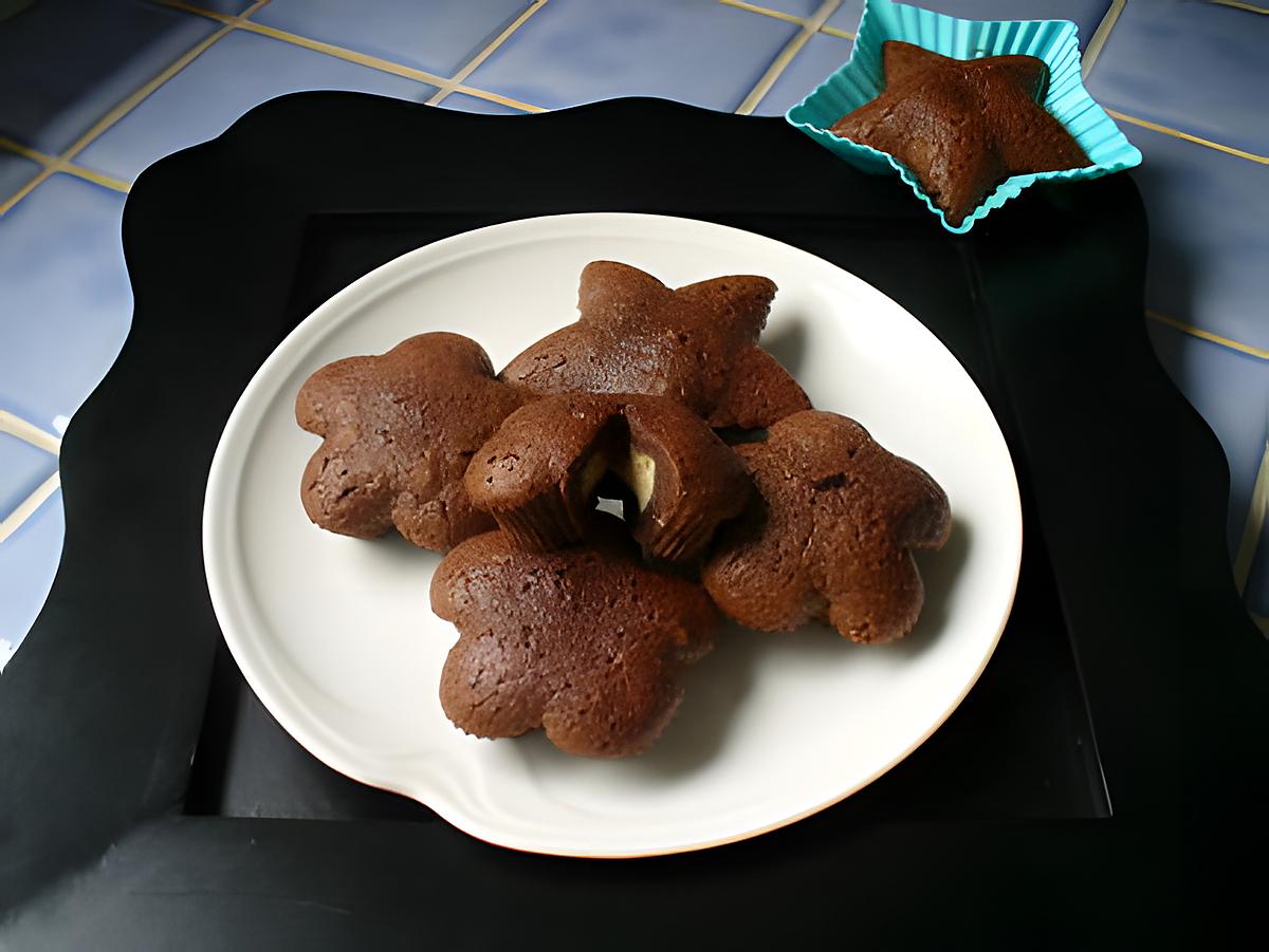 recette fondant noir à coeur blanc