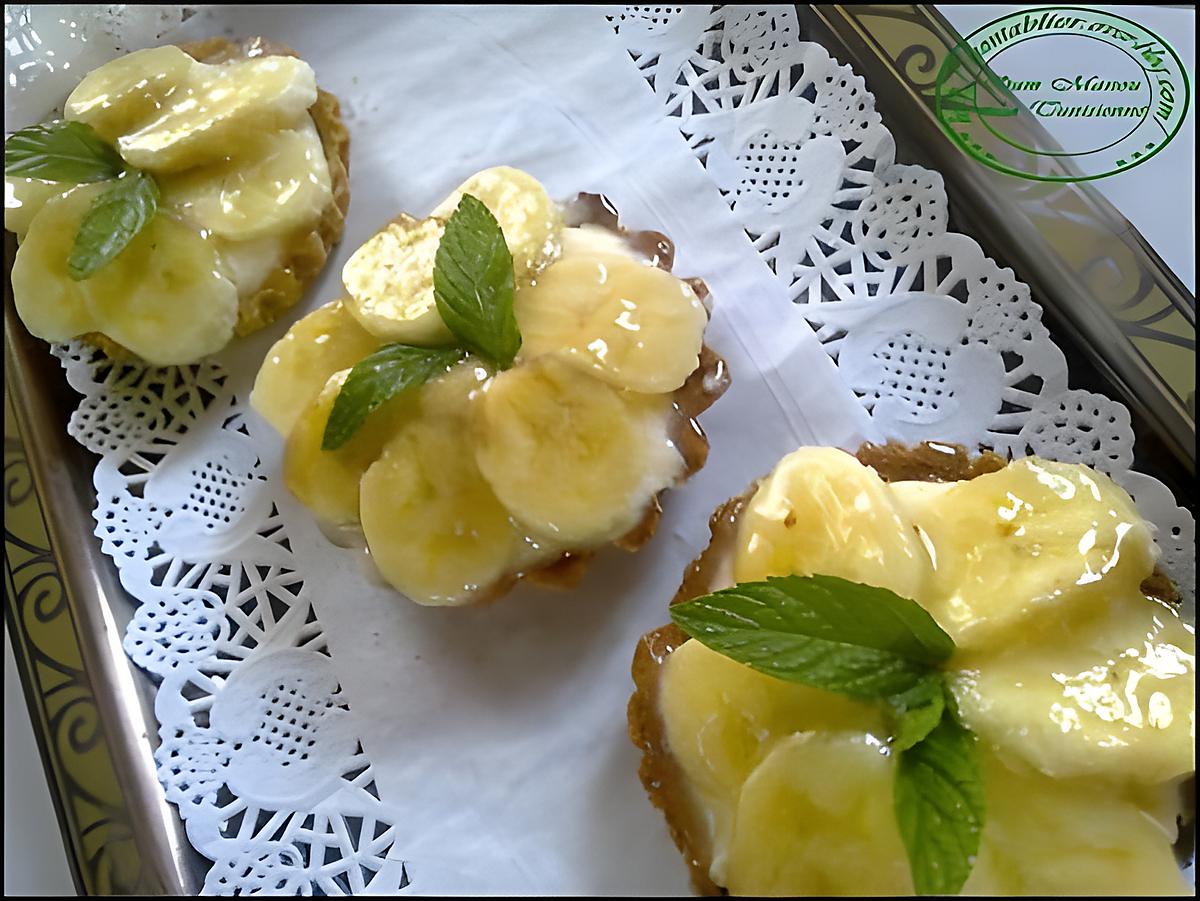 recette tartelettes à la banane: