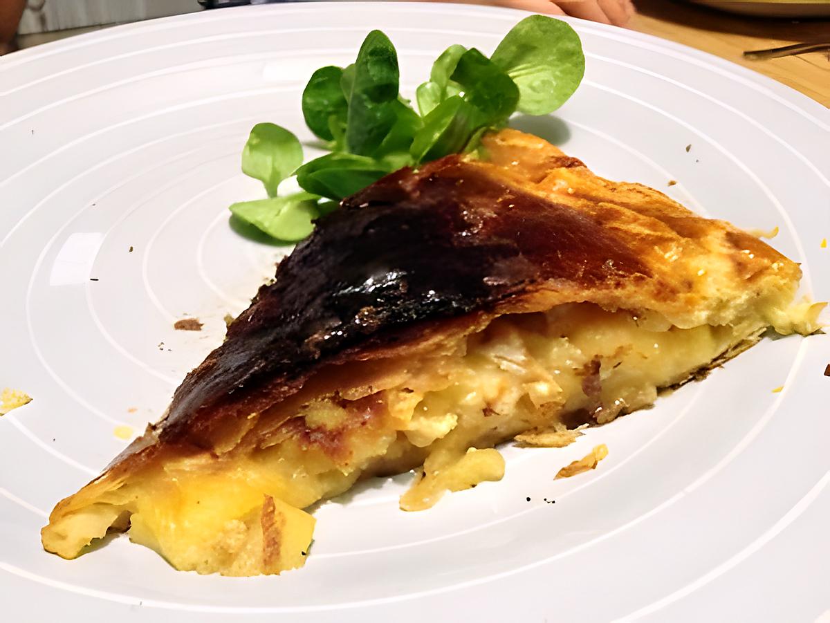 recette Tarte pomme camembert façon soufflé