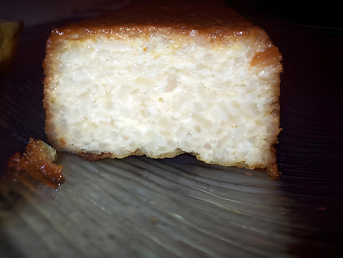 recette Gâteau de riz facile au caramel