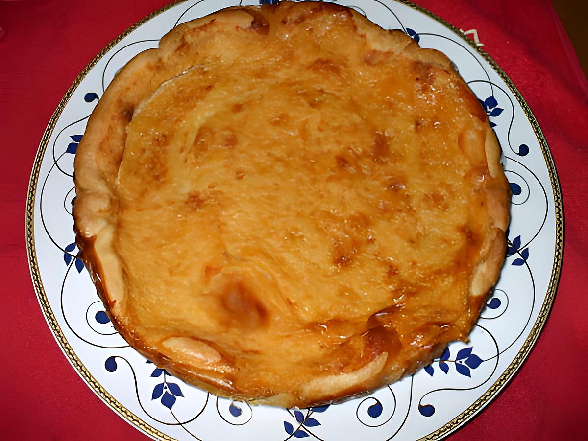 recette Tarte au flan.....parfumée " rhum.... vanille...".