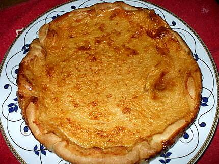 recette Tarte au flan.....parfumée " rhum.... vanille...".