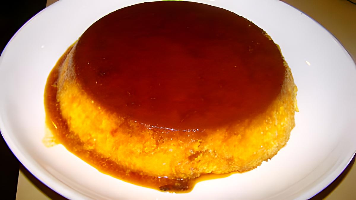 recette Flan au potiron parfumé à l'eau-de-vie