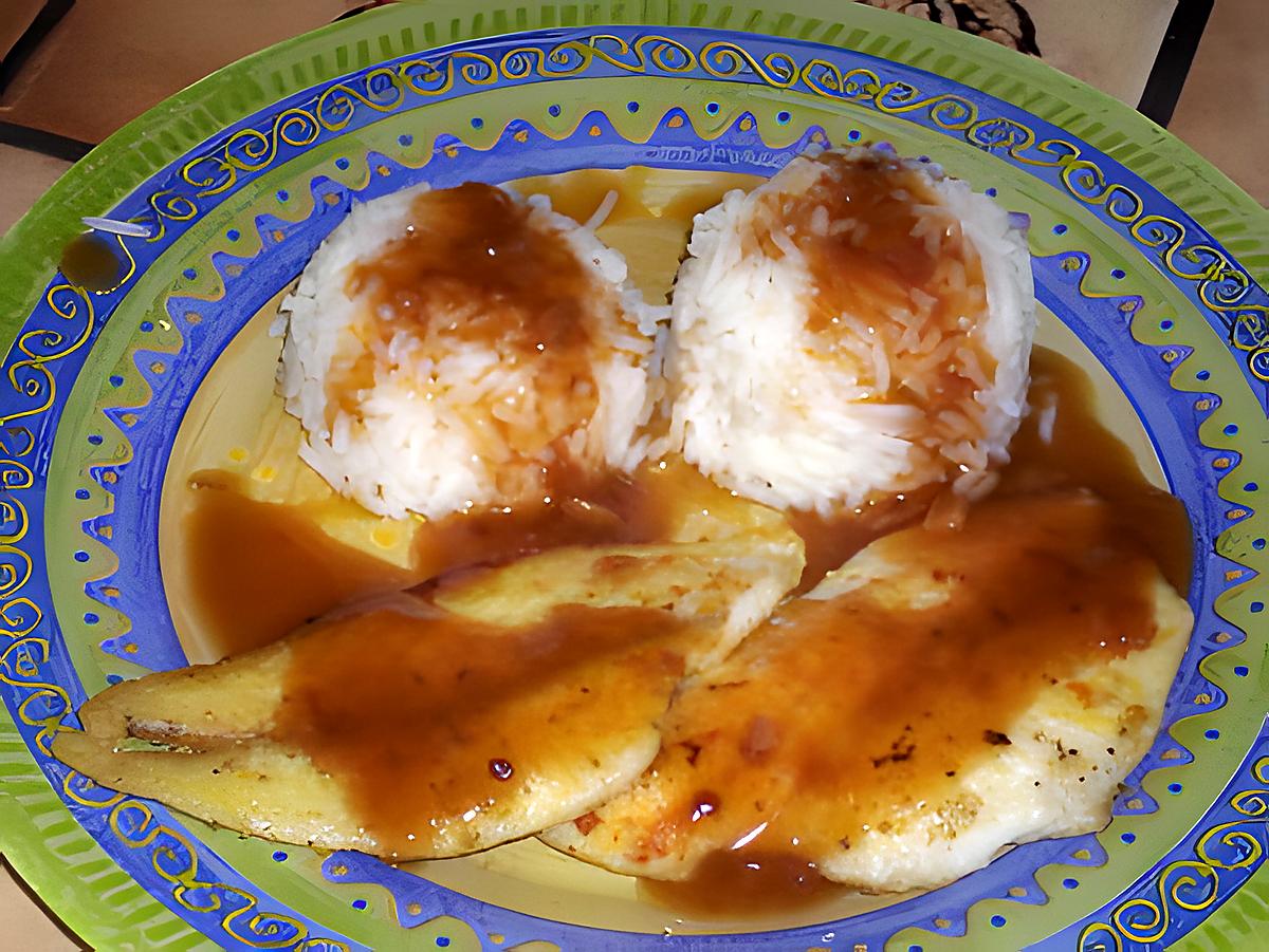 recette filets de poisson sauce aigre-douce