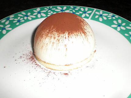 recette dome chocolat blanc,mousse spéculoos