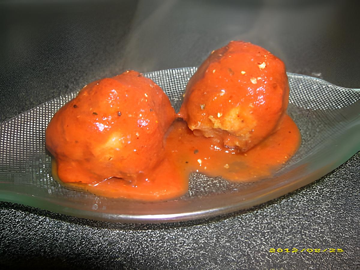 recette boulettes de boeuf sauce marinade