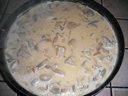 recette Sauté de porc sauce aux champignons
