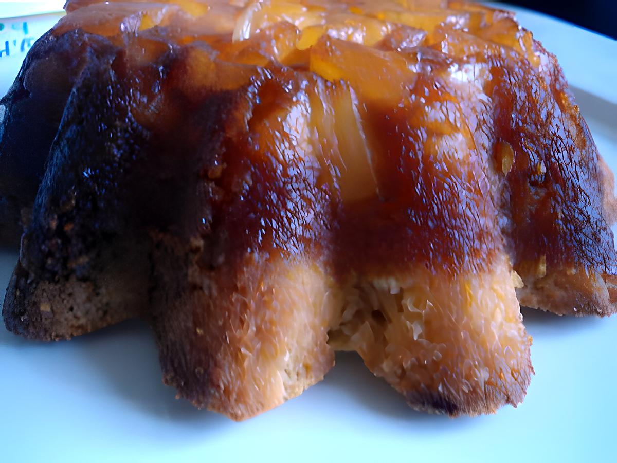 recette Cake renversé à l'Ananas fourré à la Noix de Coco