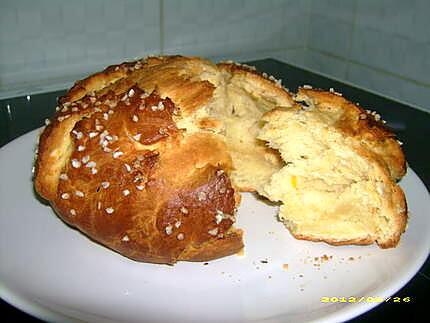 recette ma brioche à la fleur d'oranger et zestes d'oranges