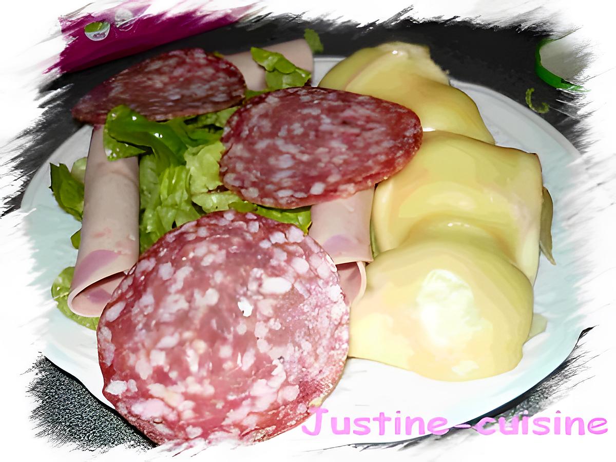 recette Assiette de Raclette